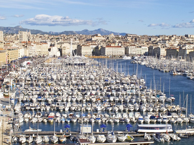 France, Provence, Marseille, Vieux Port | Verwendung weltweit, Keine Weitergabe an Wiederverkäufer.
