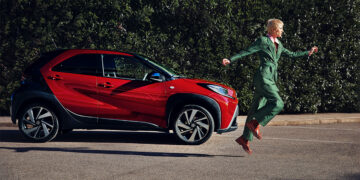 Toyota AYGO X 2022 HUB SOC IMG BTS 32