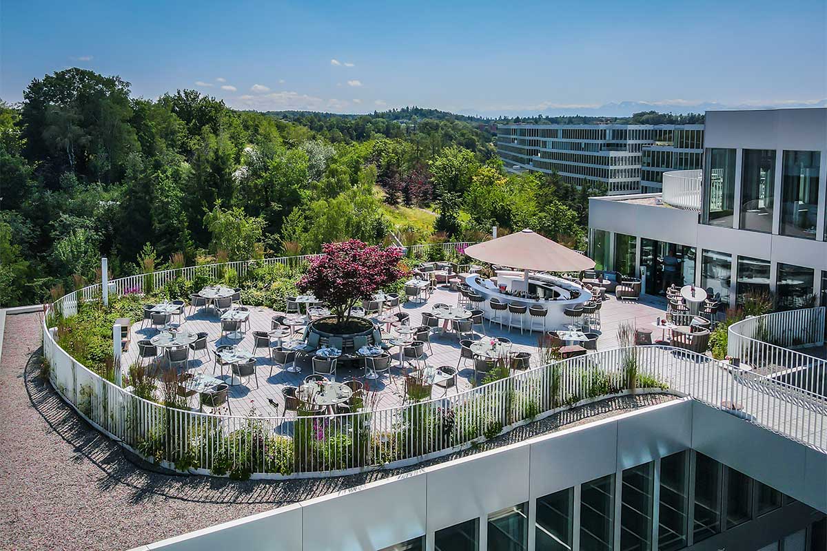 Die schönsten Rooftops in Zürich 2023 Sablier Terrasse