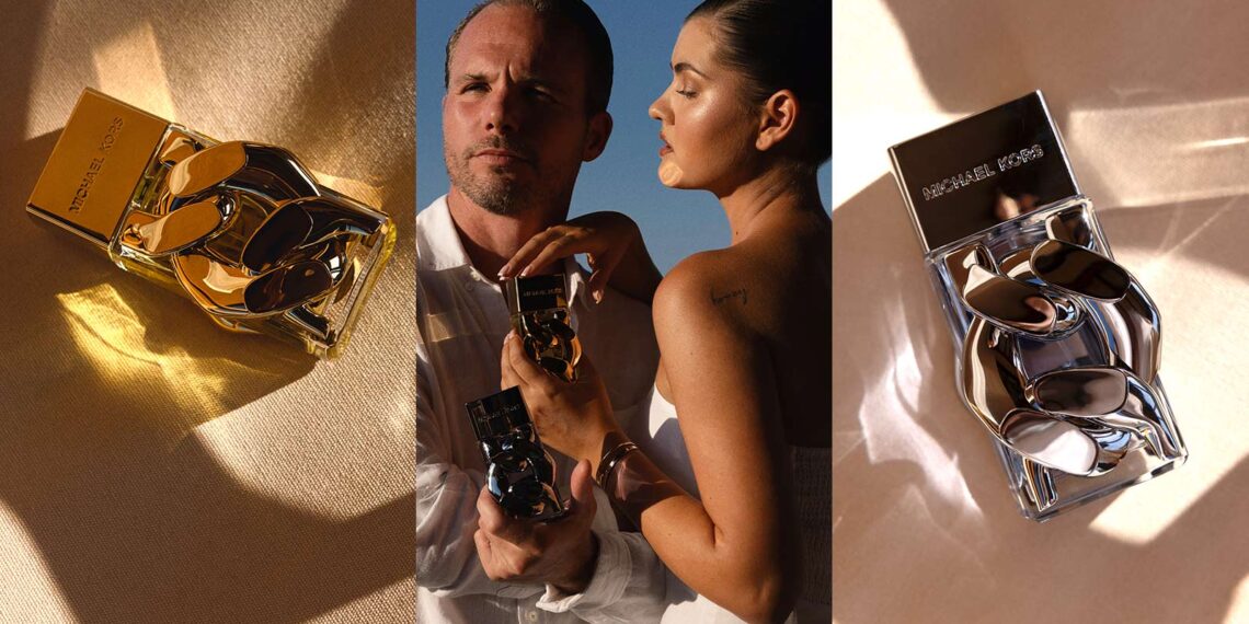 Elvira und Charles Legrand testen das neue Michael Kors Parfum