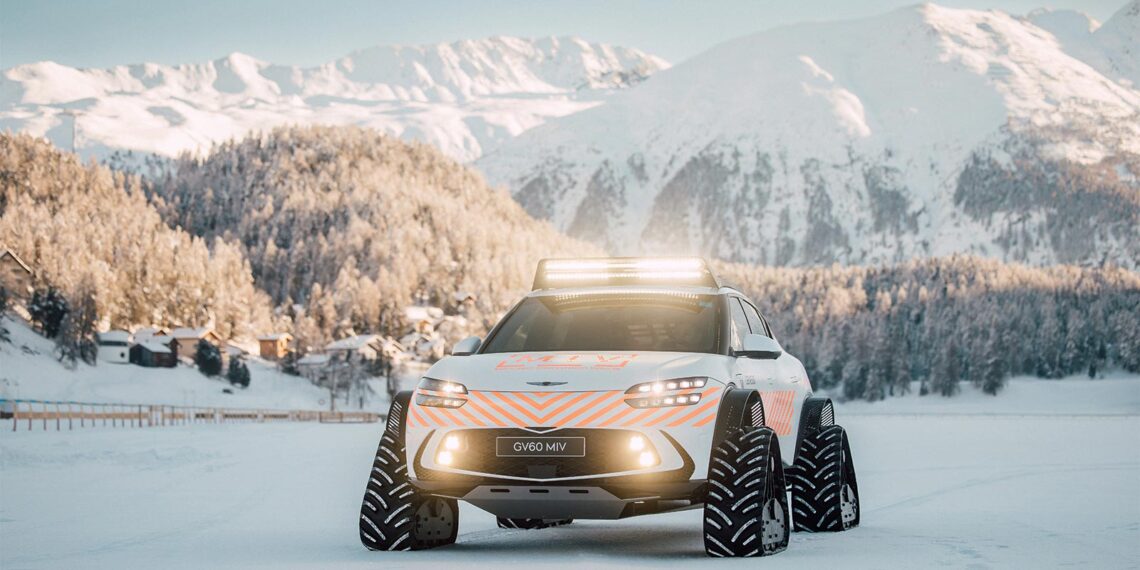 Genesis bringt ein Alpenrettungsfahrzeug und koreanische Gastfreundschaft nach St. Moritz