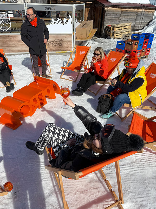 Die Aperol Winter Experience in der Lenzerheide