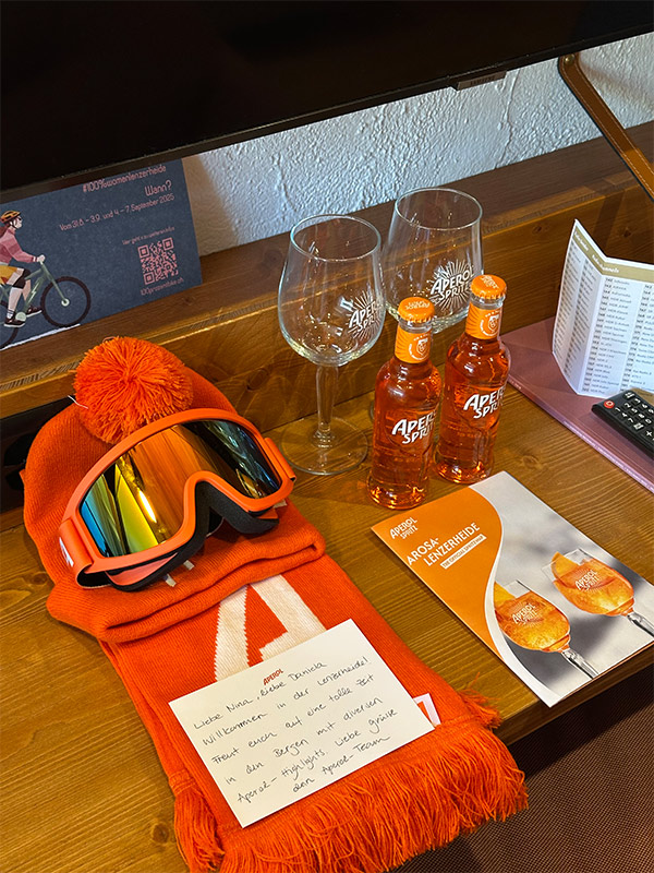 Die Aperol Winter Experience in der Lenzerheide