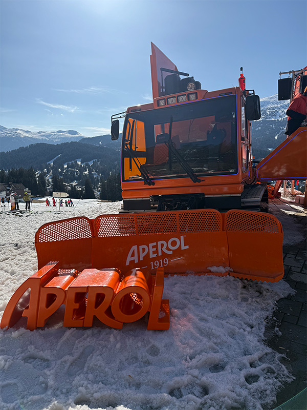 Die Aperol Winter Experience in der Lenzerheide