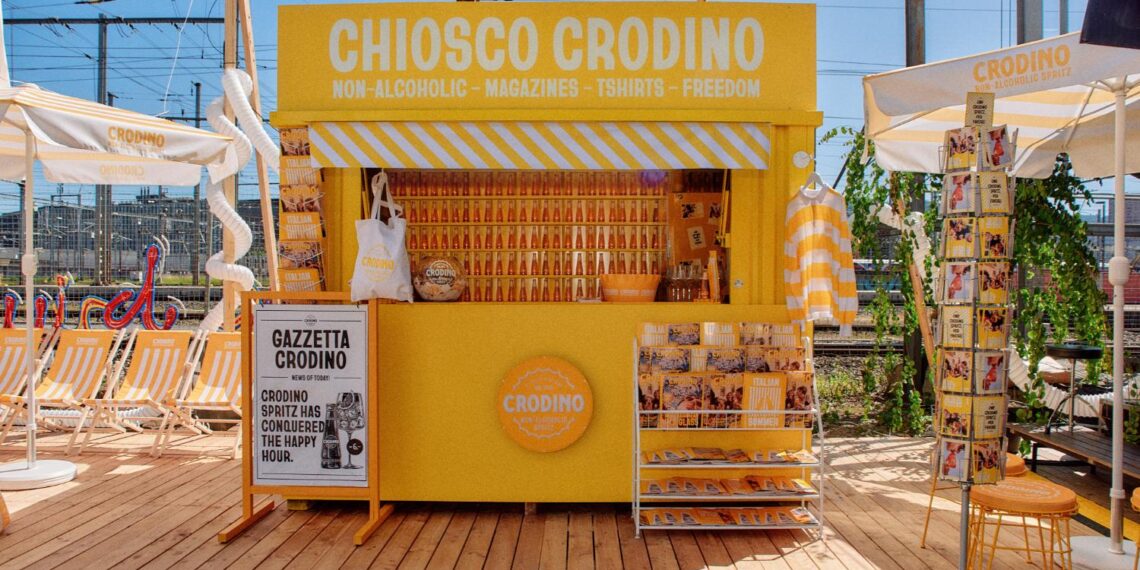 Crodino Non-Alcoholic Spritz – eine gelbe Flasche verführt den Sommer