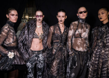 Roberto Cavalli Herbst/Winter 2026/27: Paint it black