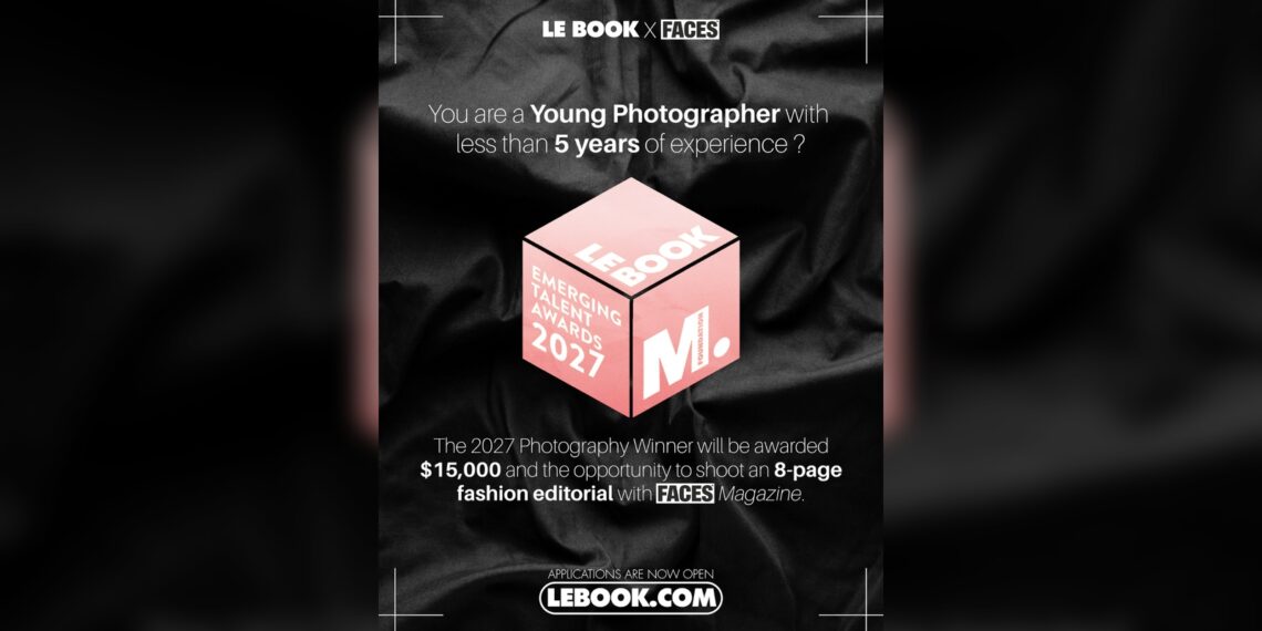 LE BOOK x FACES Emerging Talent Awards 2027 for young photographers