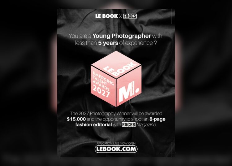 LE BOOK x FACES Emerging Talent Awards 2027 for young photographers