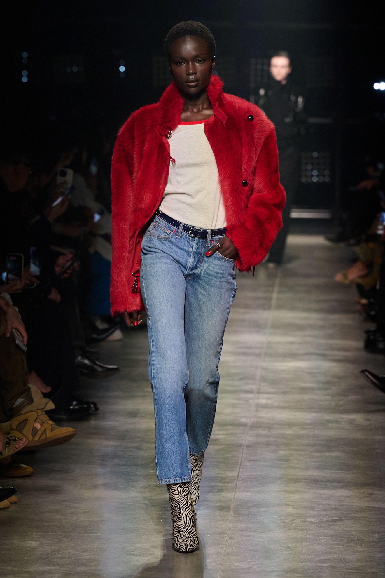 Stiefeletten mit Animal Print zur Jeans von Isabel Marant