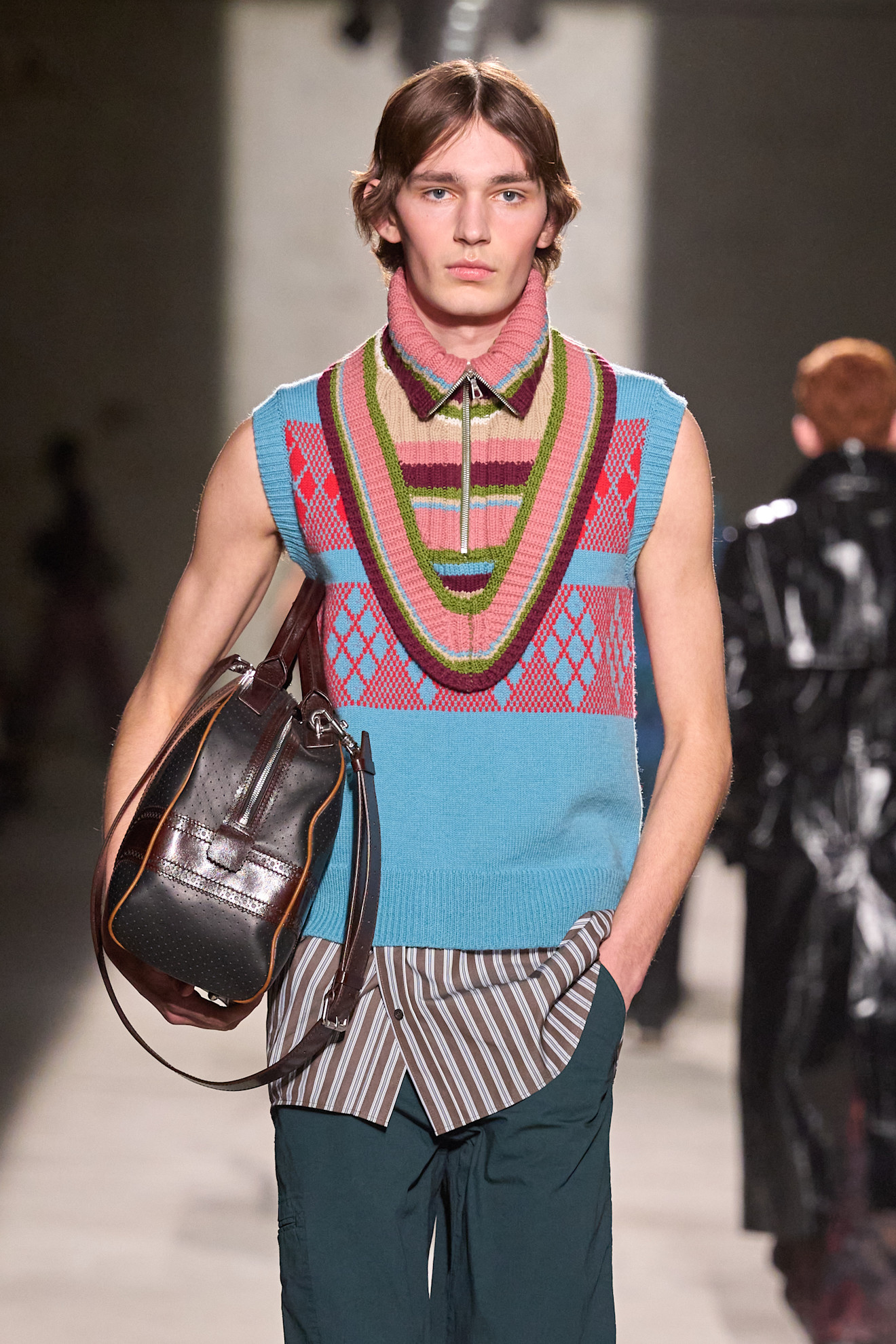 Bunte Strickweste von Dries Van Noten