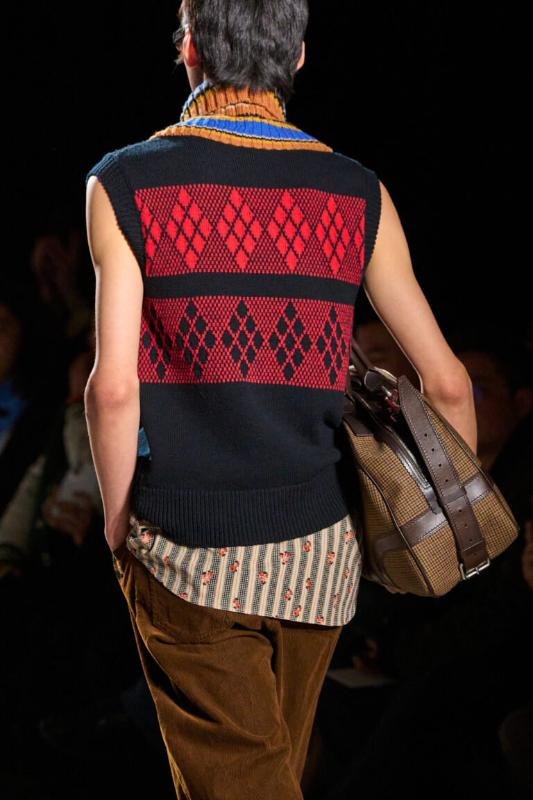 Pullunder mit Rautenmuster von Dries Van Noten
