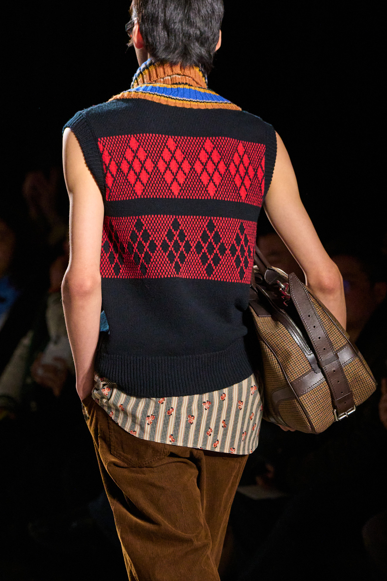 Pullunder mit Rautenmuster von Dries Van Noten